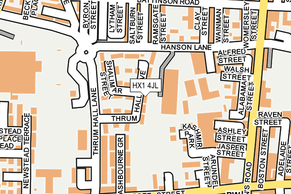 HX1 4JL map - OS OpenMap – Local (Ordnance Survey) HX1 4JL map - OS OpenMap – Local (Ordnance Survey)