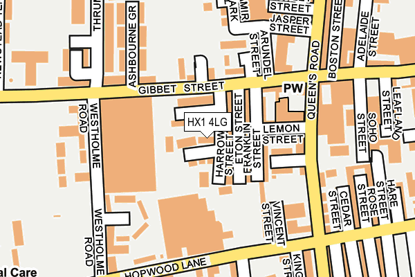 HX1 4LG map - OS OpenMap – Local (Ordnance Survey) HX1 4LG map - OS OpenMap – Local (Ordnance Survey)