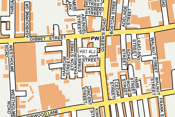 HX1 4LJ map - OS OpenMap – Local (Ordnance Survey) HX1 4LJ map - OS OpenMap – Local (Ordnance Survey)