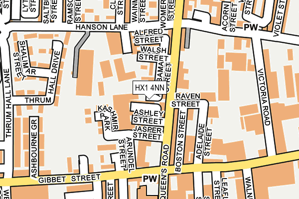 HX1 4NN map - OS OpenMap – Local (Ordnance Survey) HX1 4NN map - OS OpenMap – Local (Ordnance Survey)