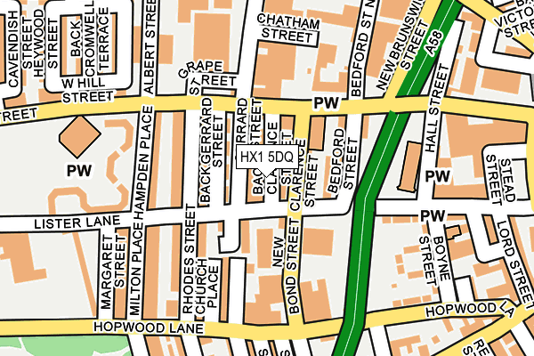 HX1 5DQ map - OS OpenMap – Local (Ordnance Survey) HX1 5DQ map - OS OpenMap – Local (Ordnance Survey)