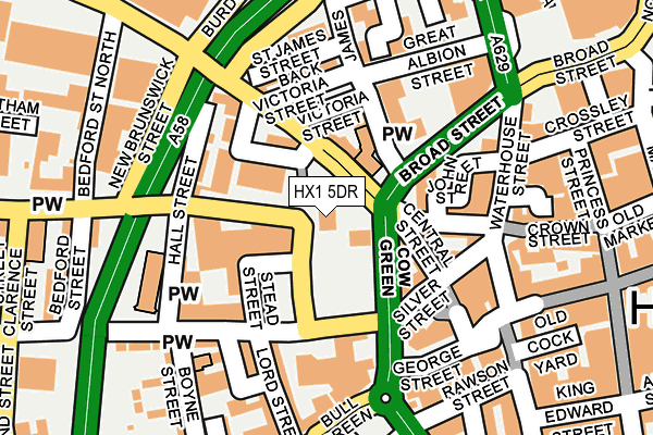 HX1 5DR map - OS OpenMap – Local (Ordnance Survey) HX1 5DR map - OS OpenMap – Local (Ordnance Survey)