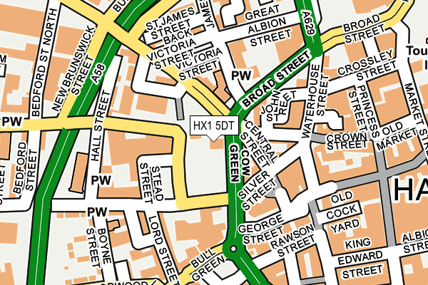 HX1 5DT map - OS OpenMap – Local (Ordnance Survey) HX1 5DT map - OS OpenMap – Local (Ordnance Survey)