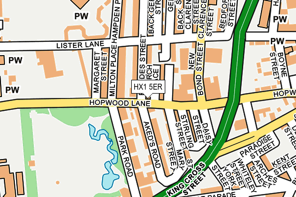 HX1 5ER map - OS OpenMap – Local (Ordnance Survey) HX1 5ER map - OS OpenMap – Local (Ordnance Survey)