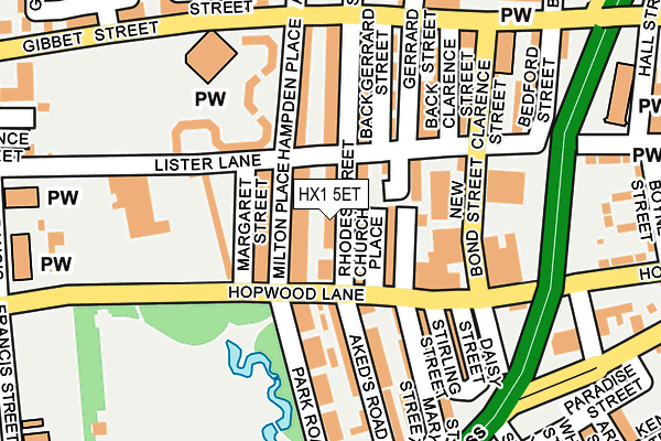 HX1 5ET map - OS OpenMap – Local (Ordnance Survey) HX1 5ET map - OS OpenMap – Local (Ordnance Survey)