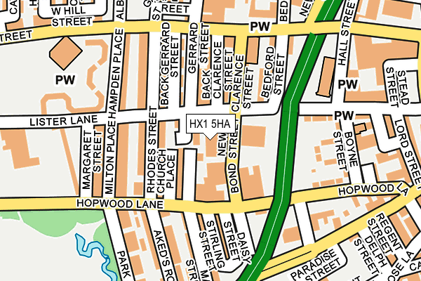 HX1 5HA map - OS OpenMap – Local (Ordnance Survey) HX1 5HA map - OS OpenMap – Local (Ordnance Survey)
