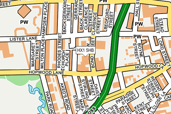 HX1 5HB map - OS OpenMap – Local (Ordnance Survey) HX1 5HB map - OS OpenMap – Local (Ordnance Survey)