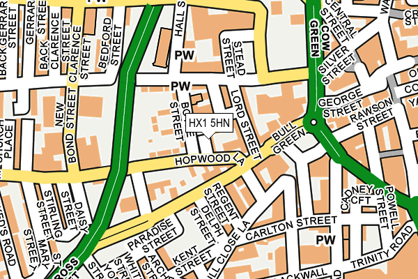 HX1 5HN map - OS OpenMap – Local (Ordnance Survey) HX1 5HN map - OS OpenMap – Local (Ordnance Survey)