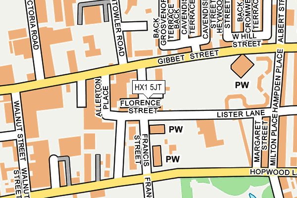 HX1 5JT map - OS OpenMap – Local (Ordnance Survey) HX1 5JT map - OS OpenMap – Local (Ordnance Survey)