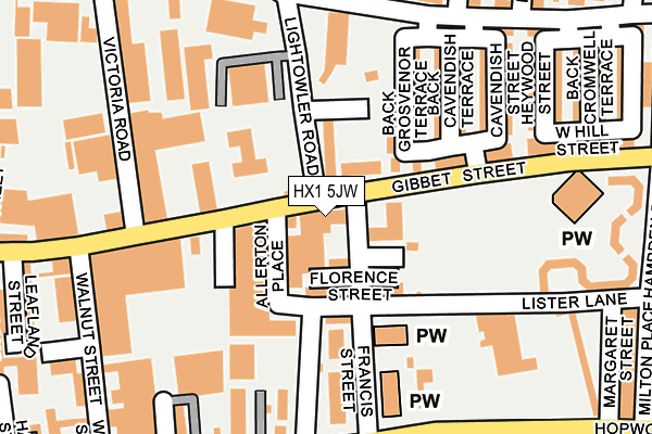HX1 5JW map - OS OpenMap – Local (Ordnance Survey) HX1 5JW map - OS OpenMap – Local (Ordnance Survey)