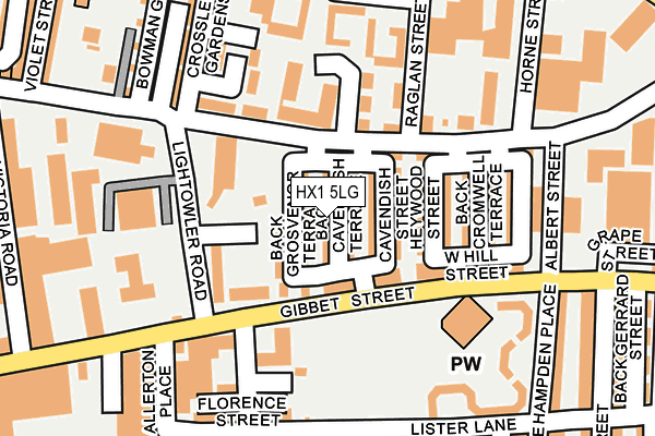 HX1 5LG map - OS OpenMap – Local (Ordnance Survey) HX1 5LG map - OS OpenMap – Local (Ordnance Survey)