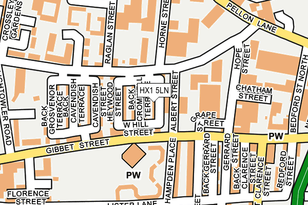 HX1 5LN map - OS OpenMap – Local (Ordnance Survey) HX1 5LN map - OS OpenMap – Local (Ordnance Survey)