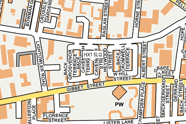 HX1 5LQ map - OS OpenMap – Local (Ordnance Survey) HX1 5LQ map - OS OpenMap – Local (Ordnance Survey)