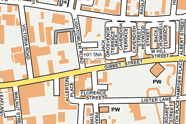 HX1 5NA map - OS OpenMap – Local (Ordnance Survey) HX1 5NA map - OS OpenMap – Local (Ordnance Survey)