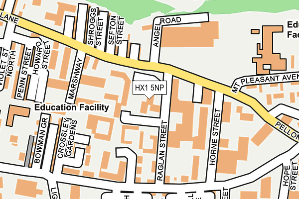 HX1 5NP map - OS OpenMap – Local (Ordnance Survey) HX1 5NP map - OS OpenMap – Local (Ordnance Survey)