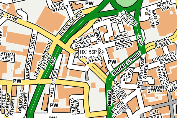 HX1 5SP map - OS OpenMap – Local (Ordnance Survey) HX1 5SP map - OS OpenMap – Local (Ordnance Survey)