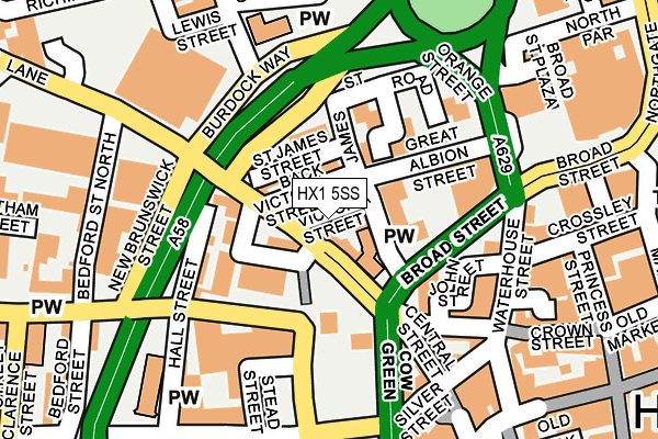 HX1 5SS map - OS OpenMap – Local (Ordnance Survey) HX1 5SS map - OS OpenMap – Local (Ordnance Survey)