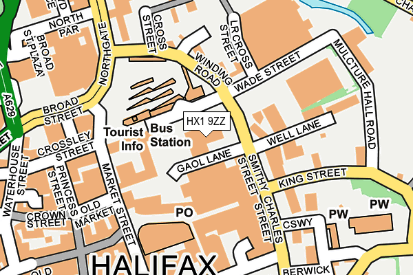 HX1 9ZZ map - OS OpenMap – Local (Ordnance Survey) HX1 9ZZ map - OS OpenMap – Local (Ordnance Survey)