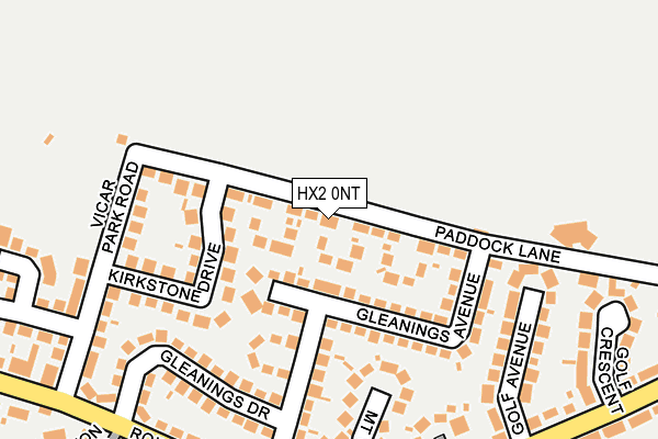 HX2 0NT map - OS OpenMap – Local (Ordnance Survey) HX2 0NT map - OS OpenMap – Local (Ordnance Survey)