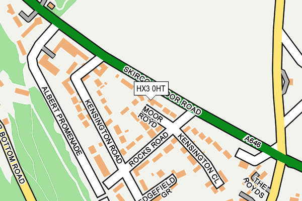 HX3 0HT map - OS OpenMap – Local (Ordnance Survey) HX3 0HT map - OS OpenMap – Local (Ordnance Survey)