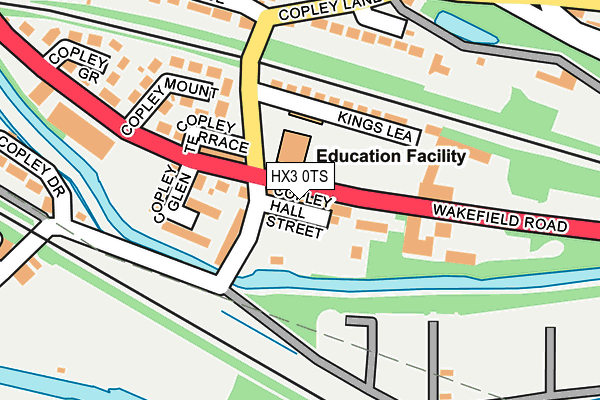 HX3 0TS map - OS OpenMap – Local (Ordnance Survey) HX3 0TS map - OS OpenMap – Local (Ordnance Survey)