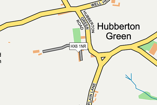 HX6 1NR map - OS OpenMap – Local (Ordnance Survey) HX6 1NR map - OS OpenMap – Local (Ordnance Survey)