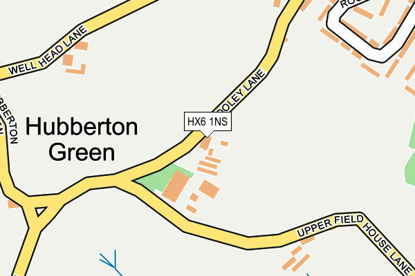 HX6 1NS map - OS OpenMap – Local (Ordnance Survey) HX6 1NS map - OS OpenMap – Local (Ordnance Survey)