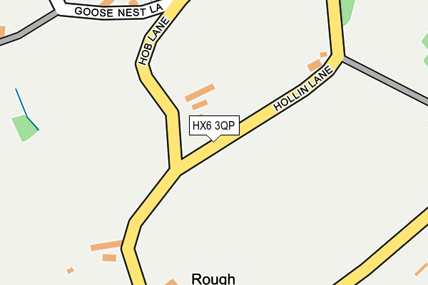 HX6 3QP map - OS OpenMap – Local (Ordnance Survey)