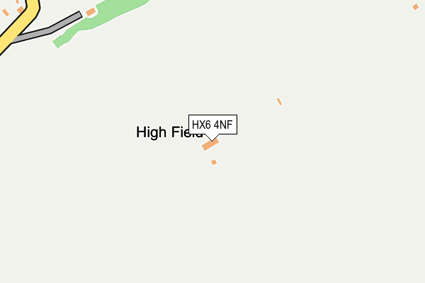 HX6 4NF map - OS OpenMap – Local (Ordnance Survey) HX6 4NF map - OS OpenMap – Local (Ordnance Survey)