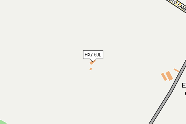 HX7 6JL map - OS OpenMap – Local (Ordnance Survey)