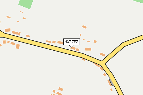 HX7 7EZ map - OS OpenMap – Local (Ordnance Survey)