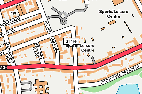 IG1 1RF map - OS OpenMap – Local (Ordnance Survey) IG1 1RF map - OS OpenMap – Local (Ordnance Survey)