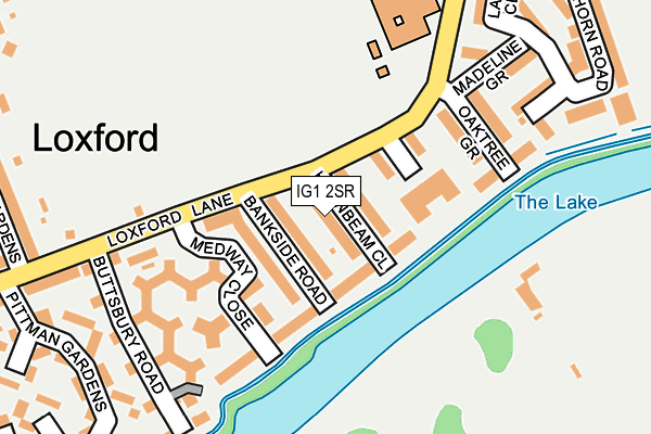 IG1 2SR map - OS OpenMap – Local (Ordnance Survey) IG1 2SR map - OS OpenMap – Local (Ordnance Survey)