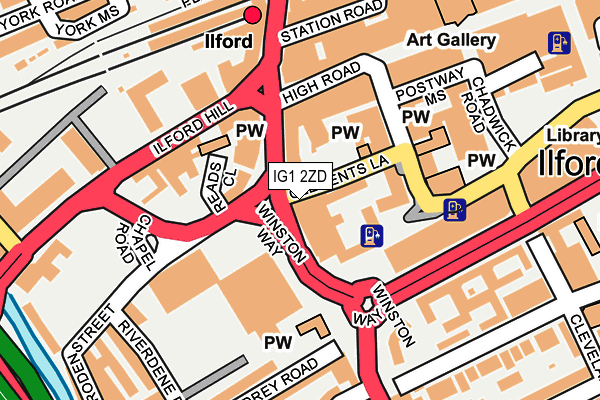IG1 2ZD map - OS OpenMap – Local (Ordnance Survey) IG1 2ZD map - OS OpenMap – Local (Ordnance Survey)