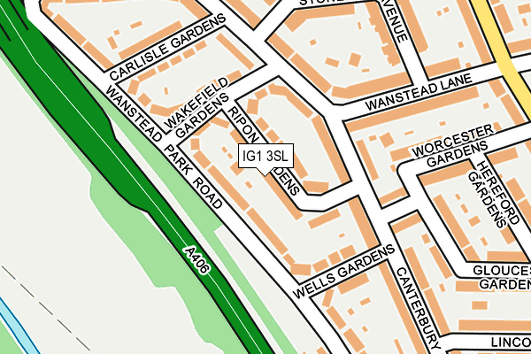 IG1 3SL map - OS OpenMap – Local (Ordnance Survey) IG1 3SL map - OS OpenMap – Local (Ordnance Survey)