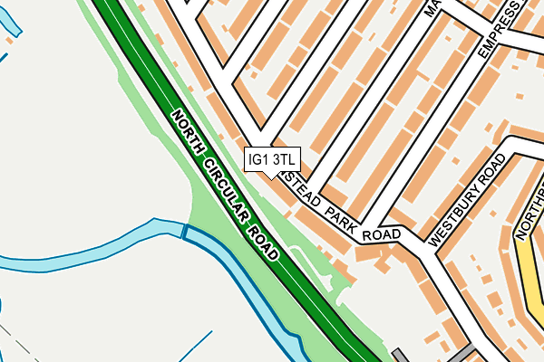 IG1 3TL map - OS OpenMap – Local (Ordnance Survey) IG1 3TL map - OS OpenMap – Local (Ordnance Survey)