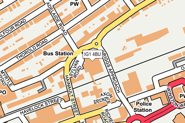 IG1 4BU map - OS OpenMap – Local (Ordnance Survey) IG1 4BU map - OS OpenMap – Local (Ordnance Survey)