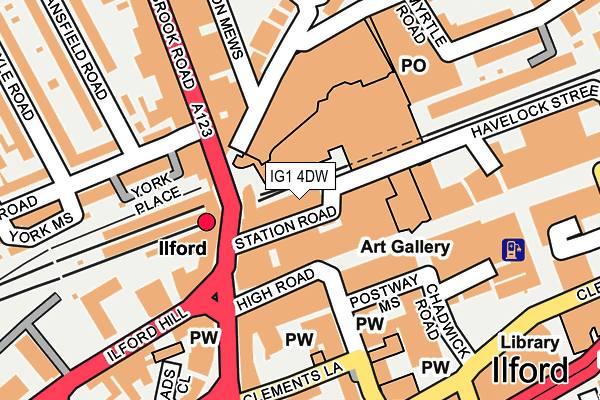 IG1 4DW map - OS OpenMap – Local (Ordnance Survey) IG1 4DW map - OS OpenMap – Local (Ordnance Survey)