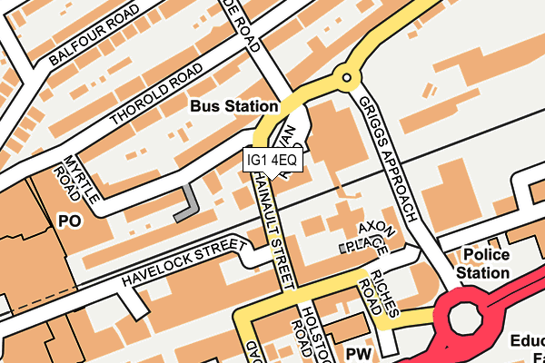 IG1 4EQ map - OS OpenMap – Local (Ordnance Survey) IG1 4EQ map - OS OpenMap – Local (Ordnance Survey)