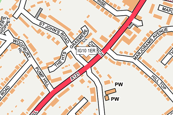 IG10 1ER map - OS OpenMap – Local (Ordnance Survey) IG10 1ER map - OS OpenMap – Local (Ordnance Survey)