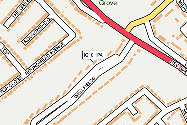 IG10 1PA map - OS OpenMap – Local (Ordnance Survey) IG10 1PA map - OS OpenMap – Local (Ordnance Survey)