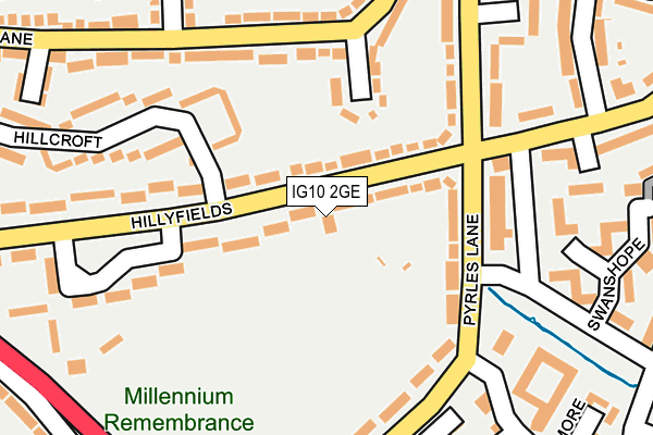 IG10 2GE map - OS OpenMap – Local (Ordnance Survey) IG10 2GE map - OS OpenMap – Local (Ordnance Survey)