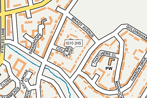 IG10 2HS map - OS OpenMap – Local (Ordnance Survey) IG10 2HS map - OS OpenMap – Local (Ordnance Survey)