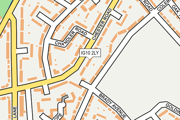 IG10 2LY map - OS OpenMap – Local (Ordnance Survey) IG10 2LY map - OS OpenMap – Local (Ordnance Survey)