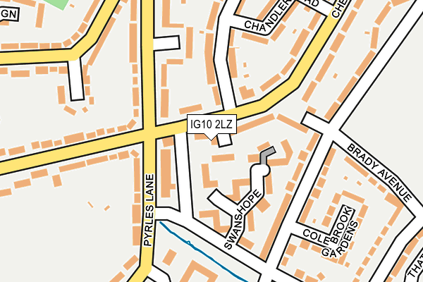 IG10 2LZ map - OS OpenMap – Local (Ordnance Survey) IG10 2LZ map - OS OpenMap – Local (Ordnance Survey)