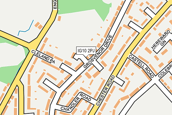 IG10 2PJ map - OS OpenMap – Local (Ordnance Survey) IG10 2PJ map - OS OpenMap – Local (Ordnance Survey)