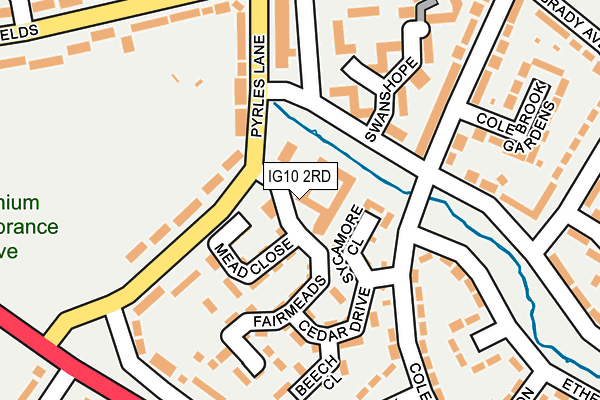 IG10 2RD map - OS OpenMap – Local (Ordnance Survey) IG10 2RD map - OS OpenMap – Local (Ordnance Survey)