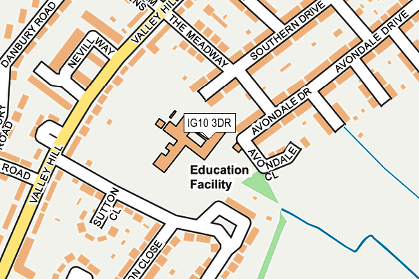 IG10 3DR map - OS OpenMap – Local (Ordnance Survey) IG10 3DR map - OS OpenMap – Local (Ordnance Survey)