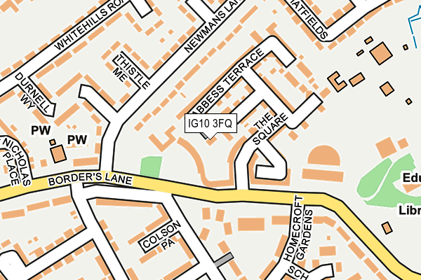 IG10 3FQ map - OS OpenMap – Local (Ordnance Survey) IG10 3FQ map - OS OpenMap – Local (Ordnance Survey)