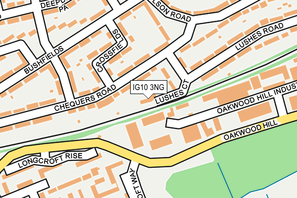 IG10 3NG map - OS OpenMap – Local (Ordnance Survey) IG10 3NG map - OS OpenMap – Local (Ordnance Survey)